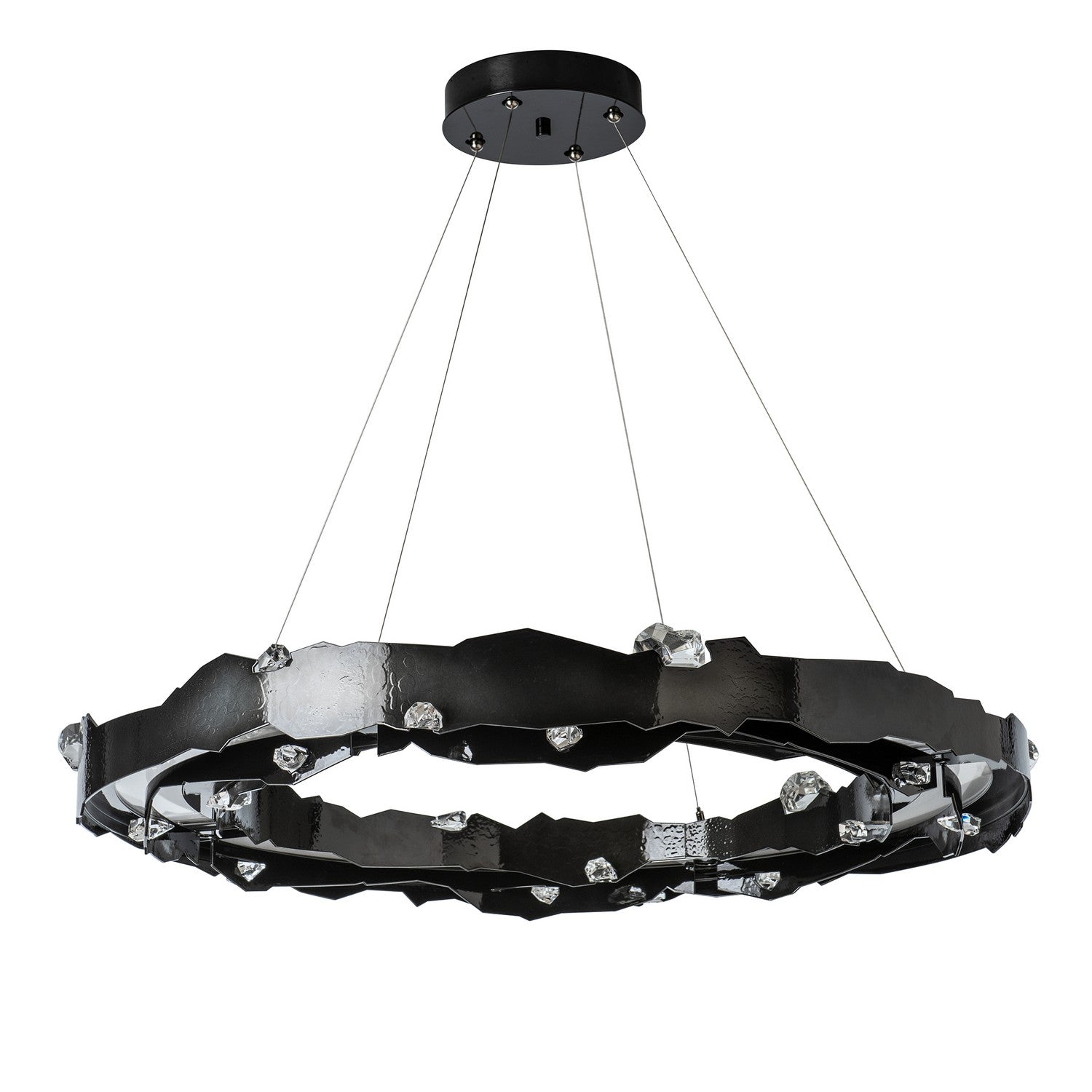 Hubbardton Forge - 139861-LED-STND-89-CR - Trove LED Circular Pendant - Trove - Ink