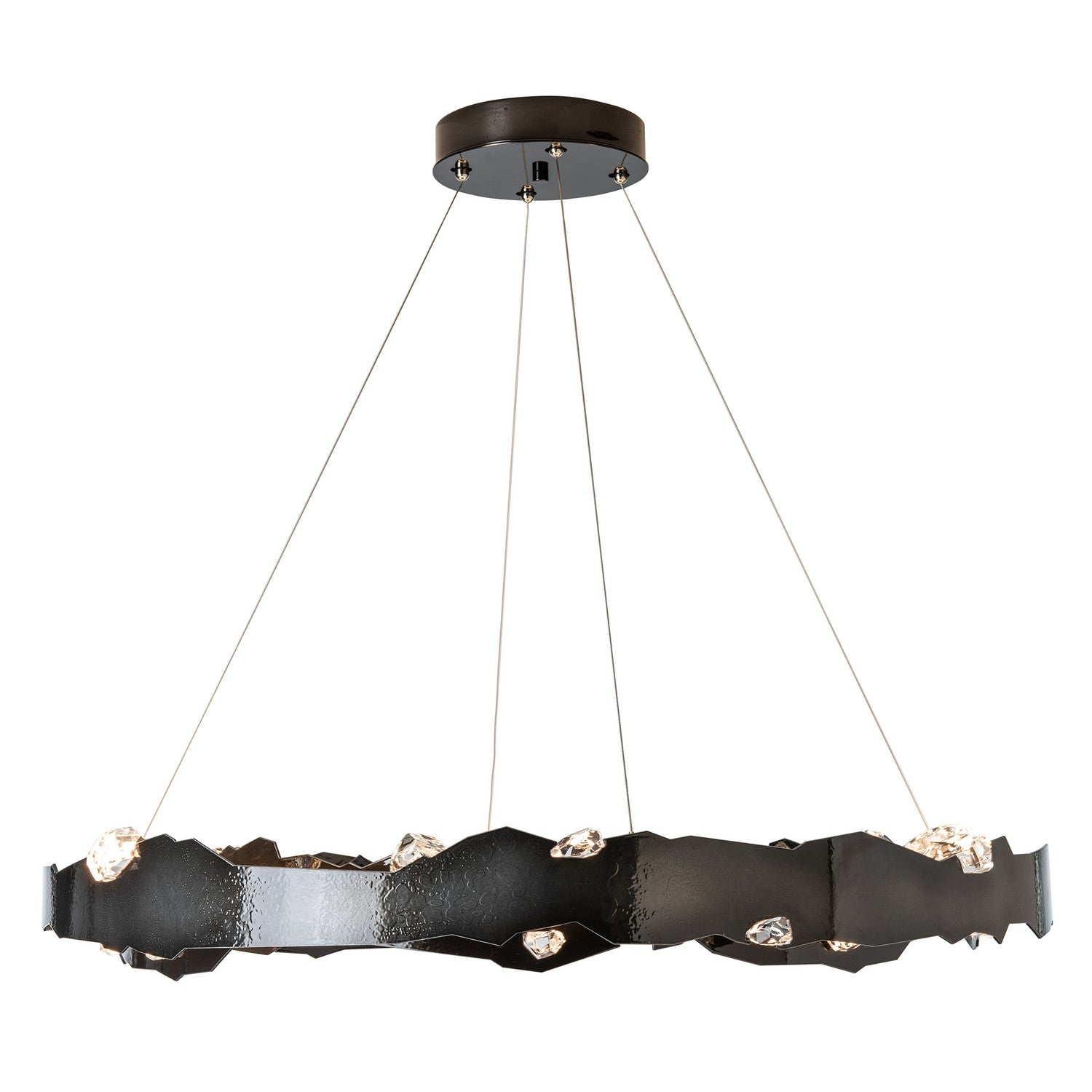 Hubbardton Forge - 139861-LED-STND-89-CR - Trove LED Circular Pendant - Trove - Ink