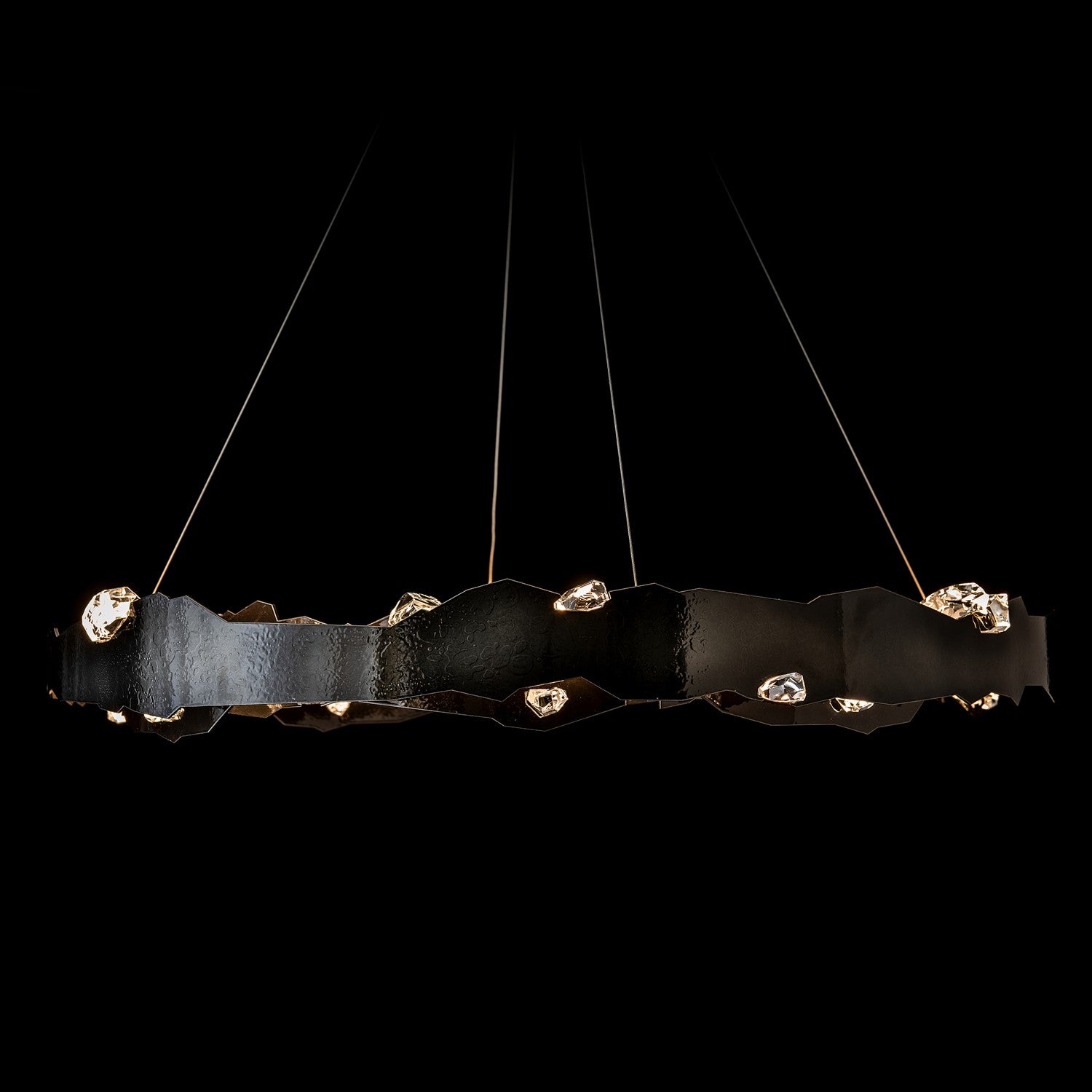 Hubbardton Forge - 139861-LED-STND-89-CR - Trove LED Circular Pendant - Trove - Ink