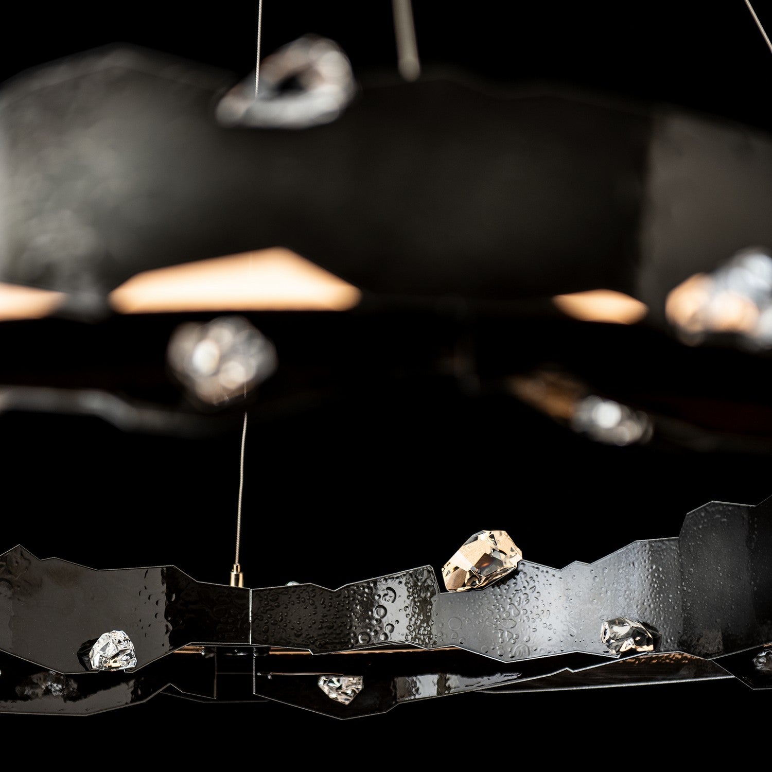 Hubbardton Forge - 139861-LED-STND-89-CR - Trove LED Circular Pendant - Trove - Ink