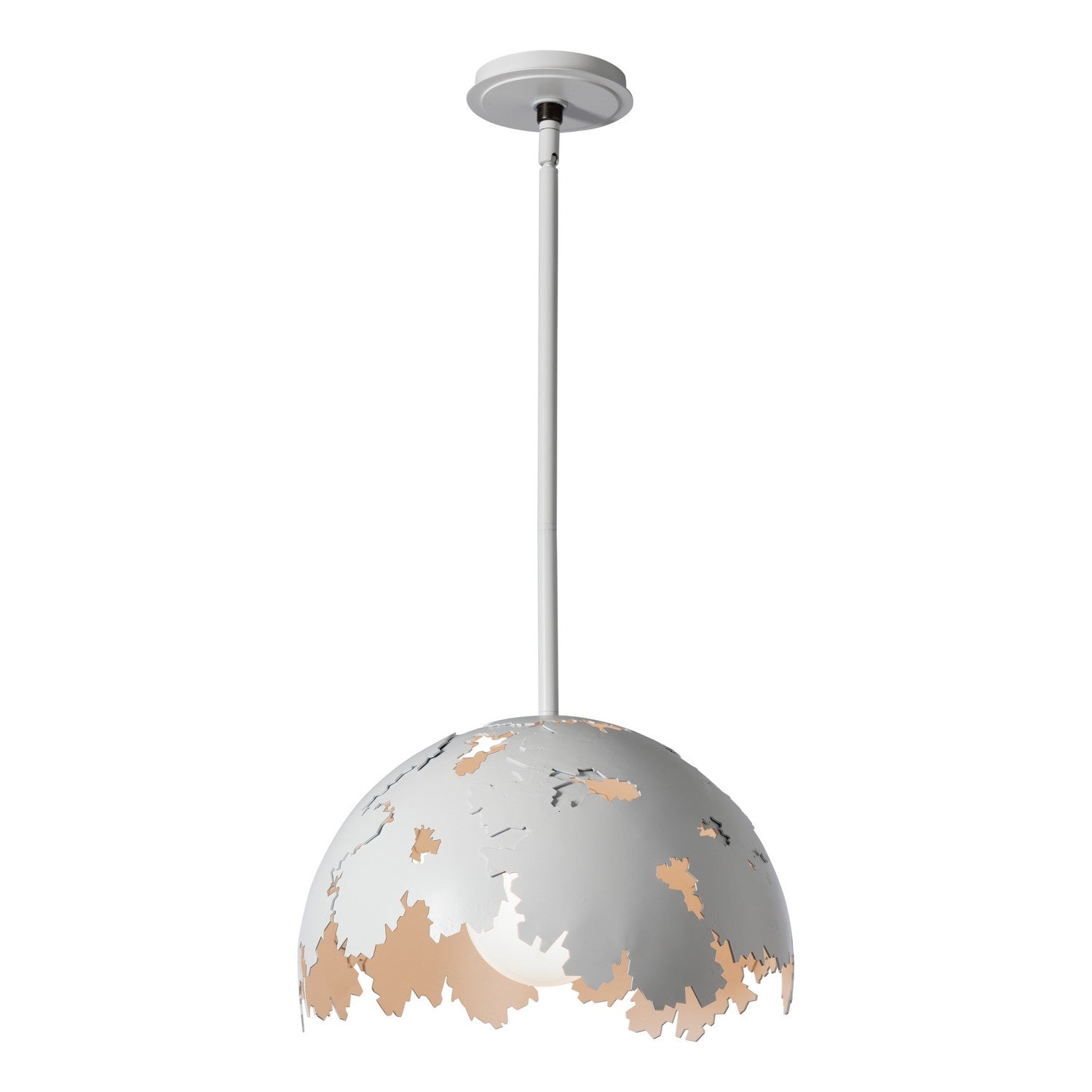 Hubbardton Forge - 181072-SKT-MULT-02 - One Light Pendant - Pangea - White