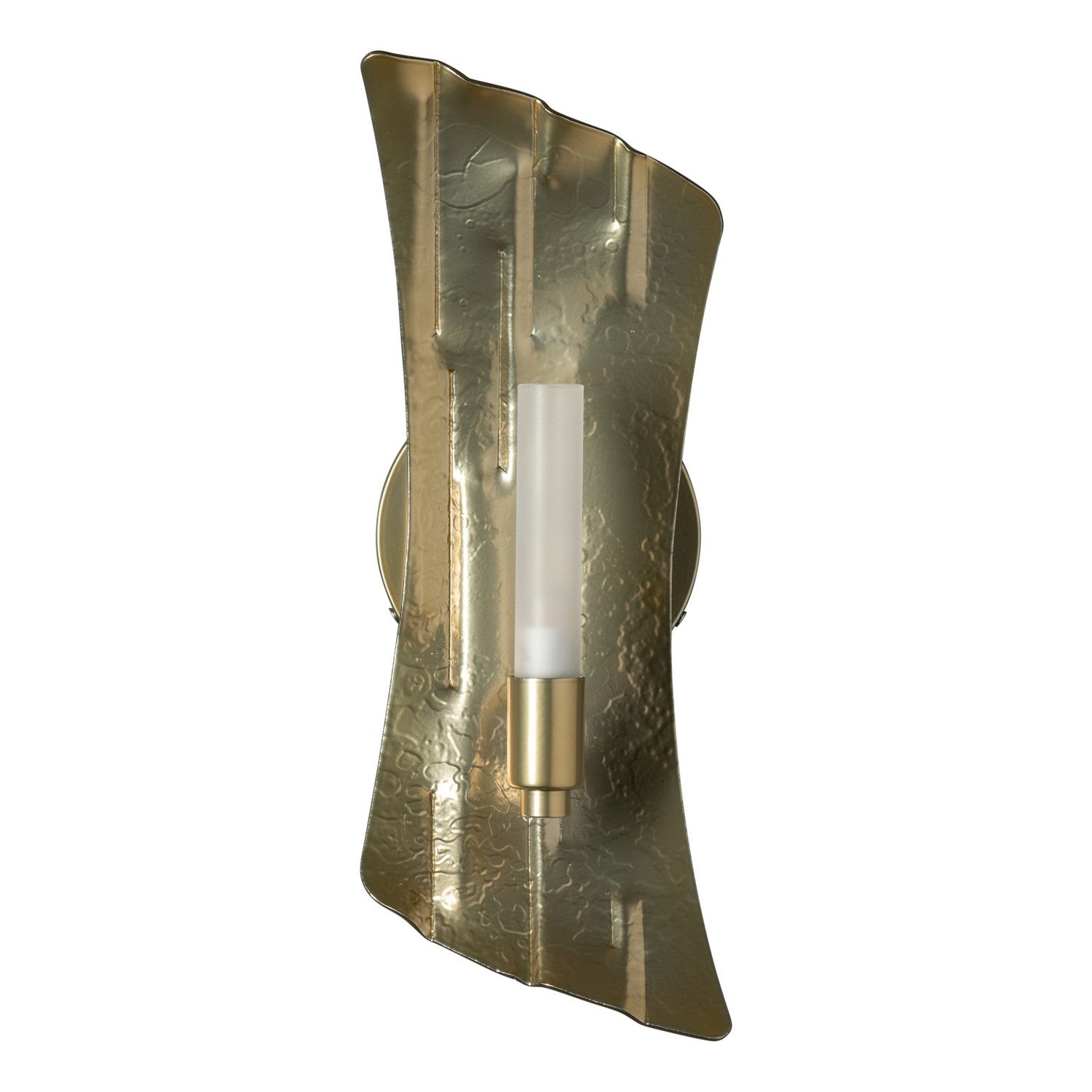 Hubbardton Forge - 201062-SKT-86-FD0462 - Crest 1-Light Sconce - Crest - Modern Brass