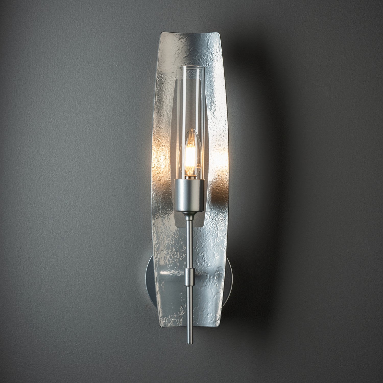 Hubbardton Forge - 201080-SKT-85-ZM0611 - Passage 1-Light Sconce - Passage - Sterling