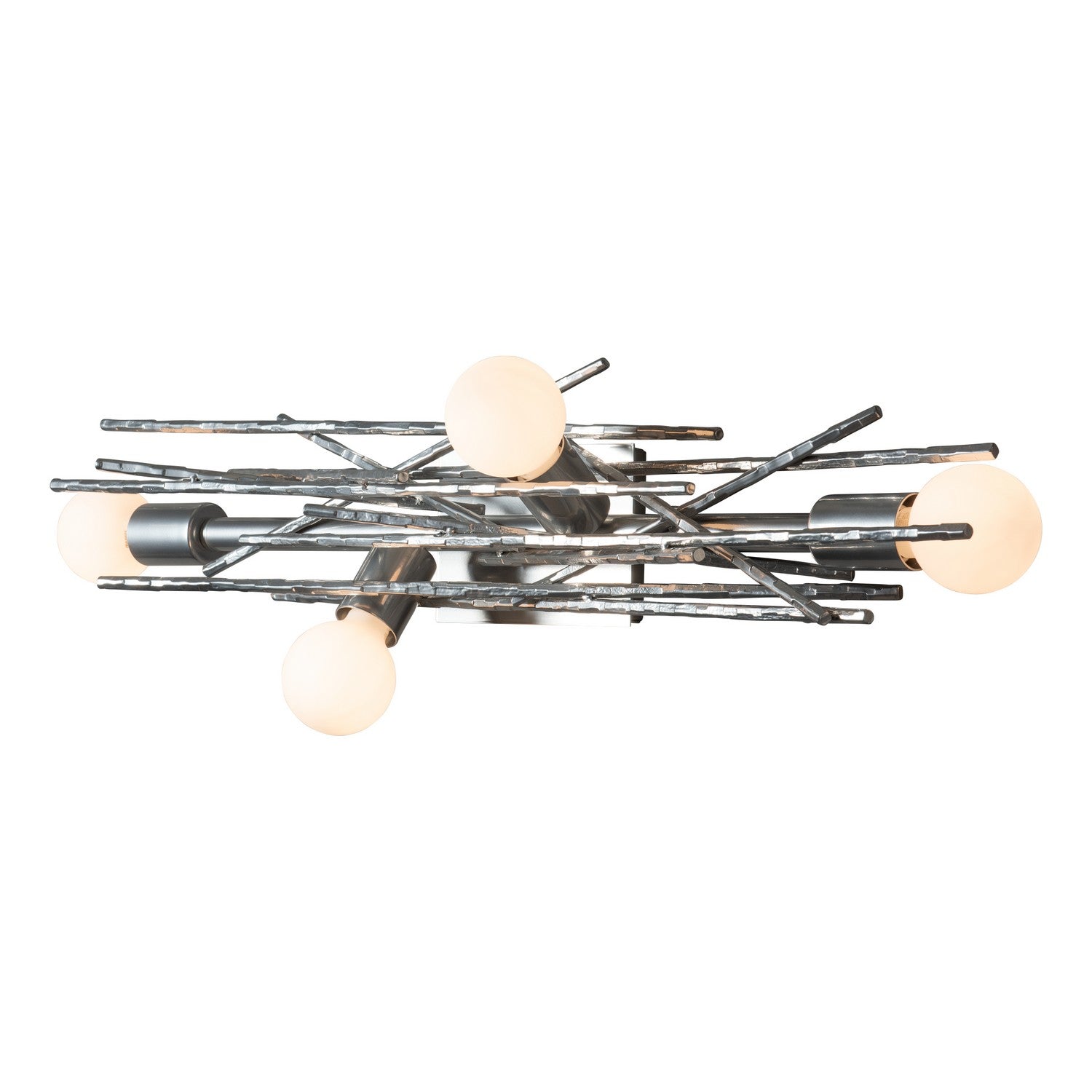 Hubbardton Forge - 212034-SKT-85 - Four Light Wall Sconce/Semi-Flush - Brindille - Sterling