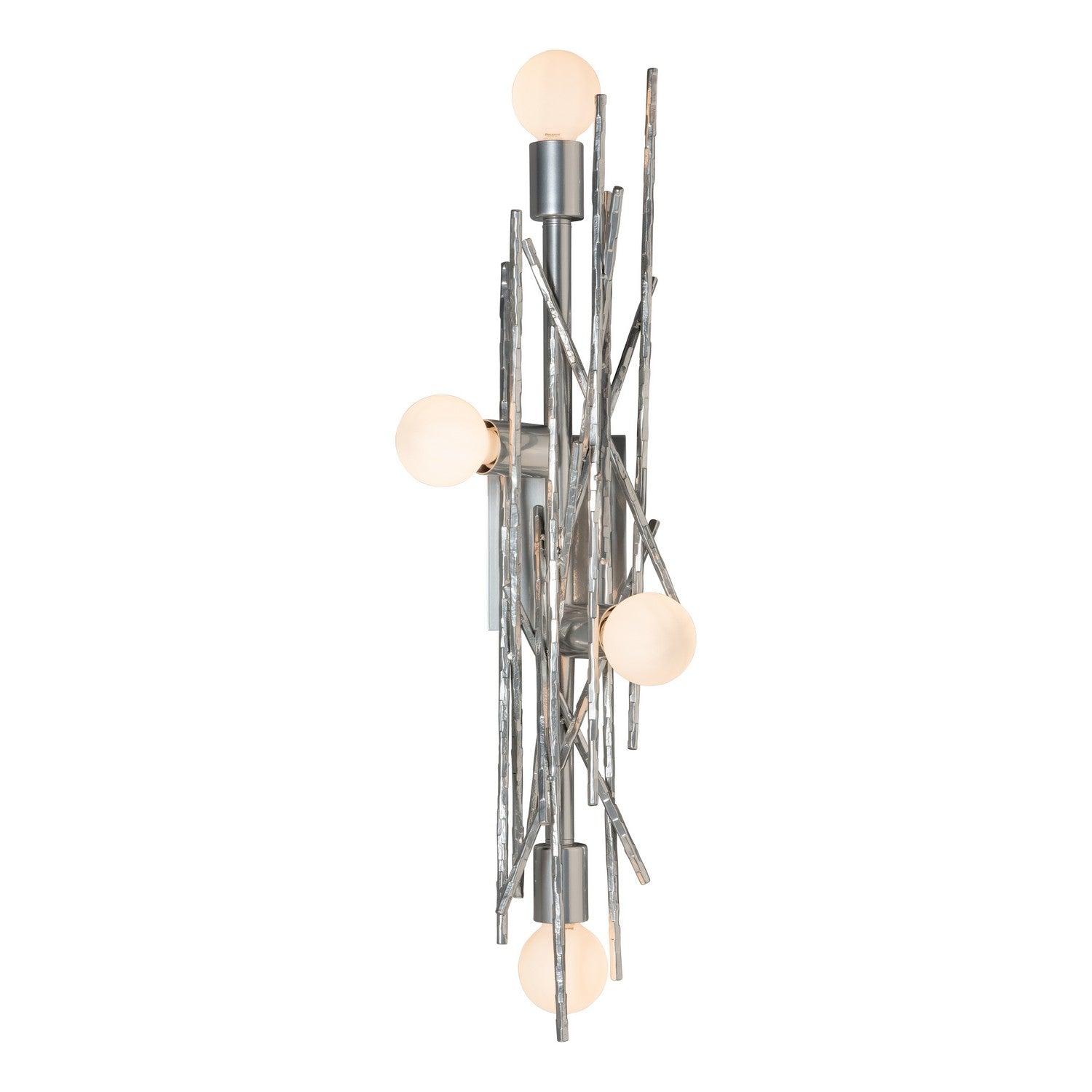 Hubbardton Forge - 212034-SKT-85 - Four Light Wall Sconce/Semi-Flush - Brindille - Sterling