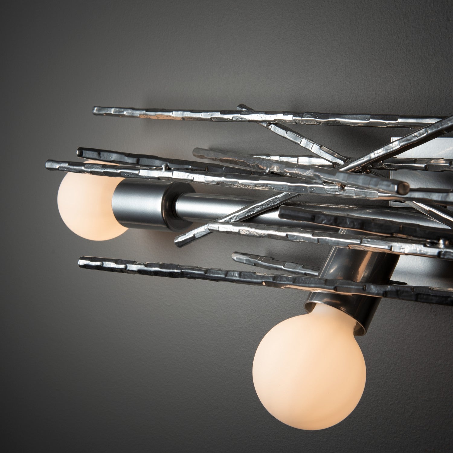 Hubbardton Forge - 212034-SKT-85 - Brindille 4-Light Large Sconce/Semi-Flush - Brindille - Sterling
