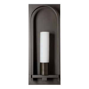 Hubbardton Forge - 302032-SKT-77-GG0783 - One Light Outdoor Wall Sconce - Triomphe - Coastal Dark Smoke