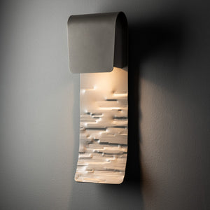 Hubbardton Forge - 302034-SKT-78 - One Light Outdoor Wall Sconce - Element - Coastal Burnished Steel