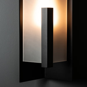 Hubbardton Forge - 302046-SKT-80-FD0793 - One Light Outdoor Wall Sconce - Summit - Coastal Black