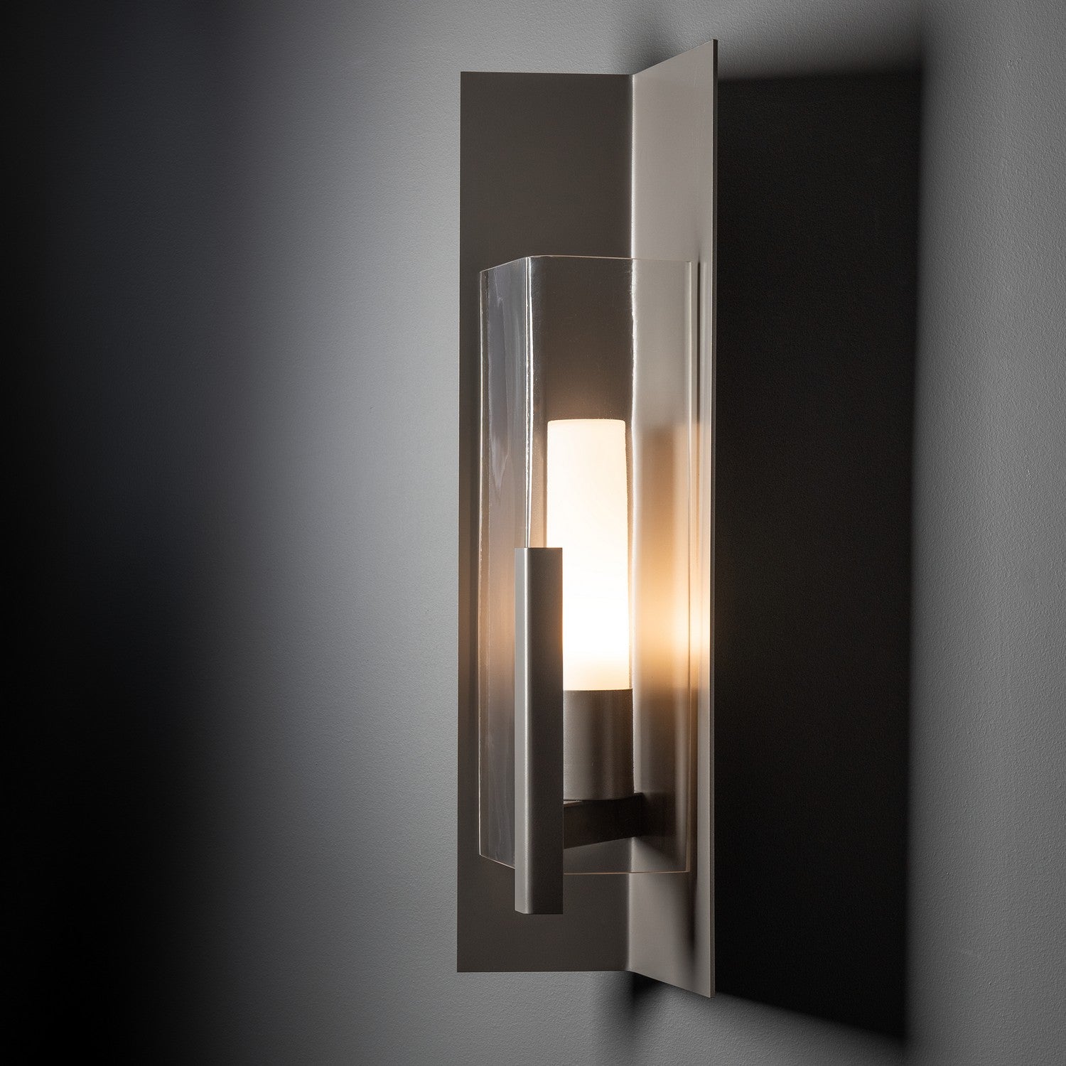 Hubbardton Forge - 302047-SKT-78-ZM0794 - One Light Outdoor Wall Sconce - Summit - Coastal Burnished Steel