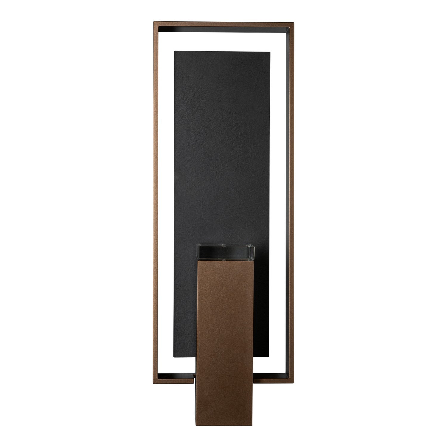 Hubbardton Forge - 302604-SKT-75-SL-ZM0546 - One Light Outdoor Wall Sconce - Shadow Box - Coastal Bronze