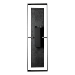 Hubbardton Forge - 302606-SKT-80-SL-ZM0546 - Two Light Outdoor Wall Sconce - Shadow Box - Coastal Black