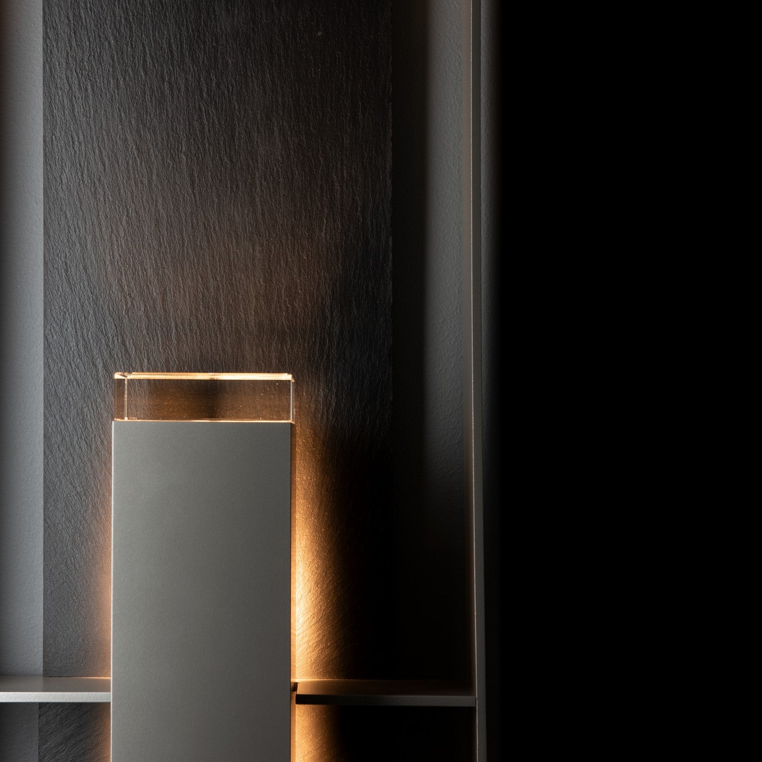 Hubbardton Forge - 302609-SKT-78-SL-ZM0736 - Shadow Box Extra Tall w/Slate Outdoor Sconce - Shadow Box - Coastal Burnished Steel