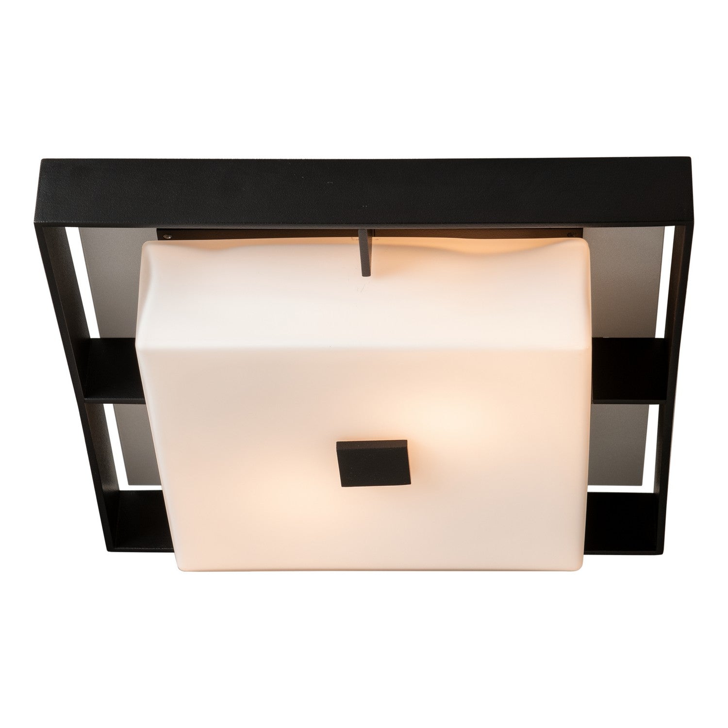 Hubbardton Forge - 363100-SKT-80-78-GG0784 - Two Light Outdoor Flush Mount - Shadow Box - Coastal Black