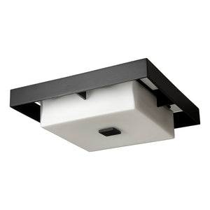 Hubbardton Forge - 363100-SKT-80-78-GG0784 - Two Light Outdoor Flush Mount - Shadow Box - Coastal Black