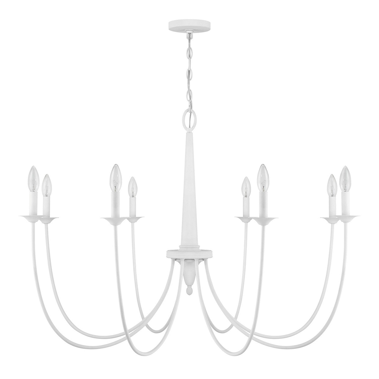 Savoy House - 1-1202-8-83 - Eight Light Chandelier - Stonecrest - Bisque White