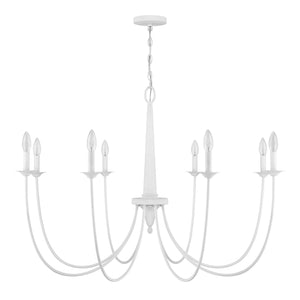 Savoy House - 1-1202-8-83 - Eight Light Chandelier - Stonecrest - Bisque White