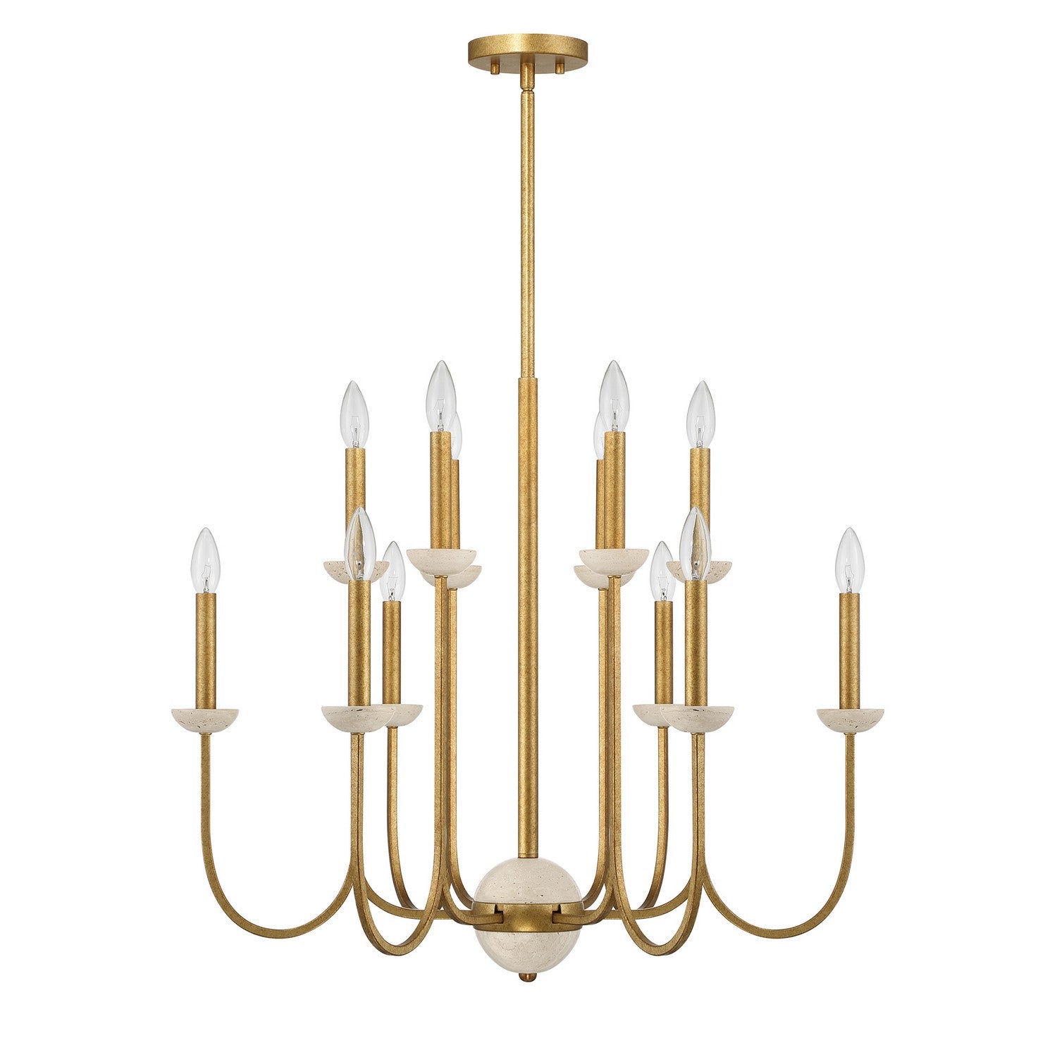 Savoy House - 1-2294-12-262 - 12 Light Chandelier - Oakhurst - Antique Gold