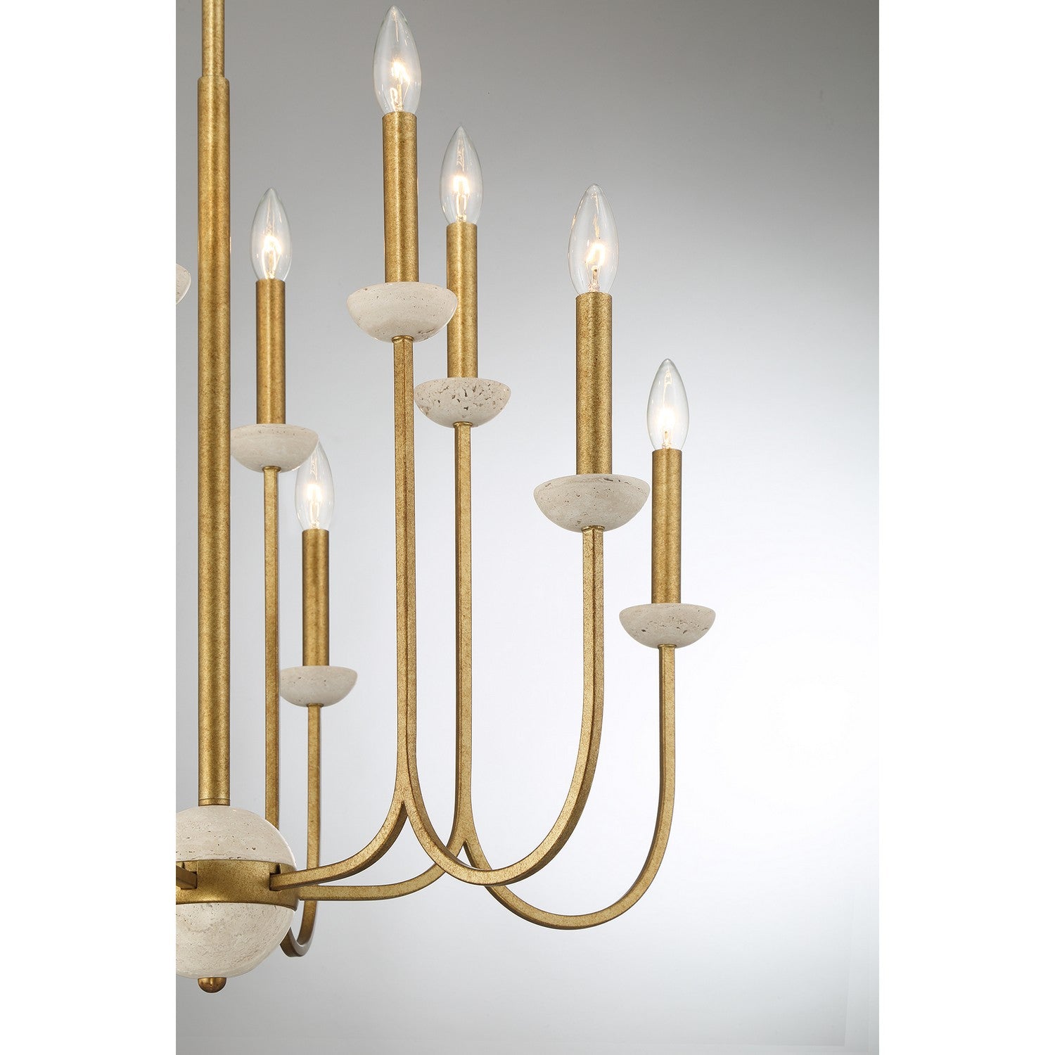 Savoy House - 1-2294-12-262 - 12 Light Chandelier - Oakhurst - Antique Gold