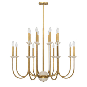 Savoy House - 1-2296-16-262 - 16 Light Chandelier - Oakhurst - Antique Gold