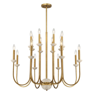 Savoy House - 1-2296-16-262 - 16 Light Chandelier - Oakhurst - Antique Gold