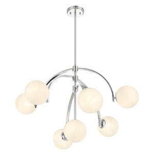 Savoy House - 1-3319-7-11 - Seven Light Chandelier - Marias - Polished Chrome