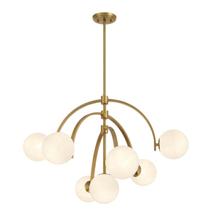 Savoy House - 1-3319-7-322 - Seven Light Chandelier - Marias - Warm Brass