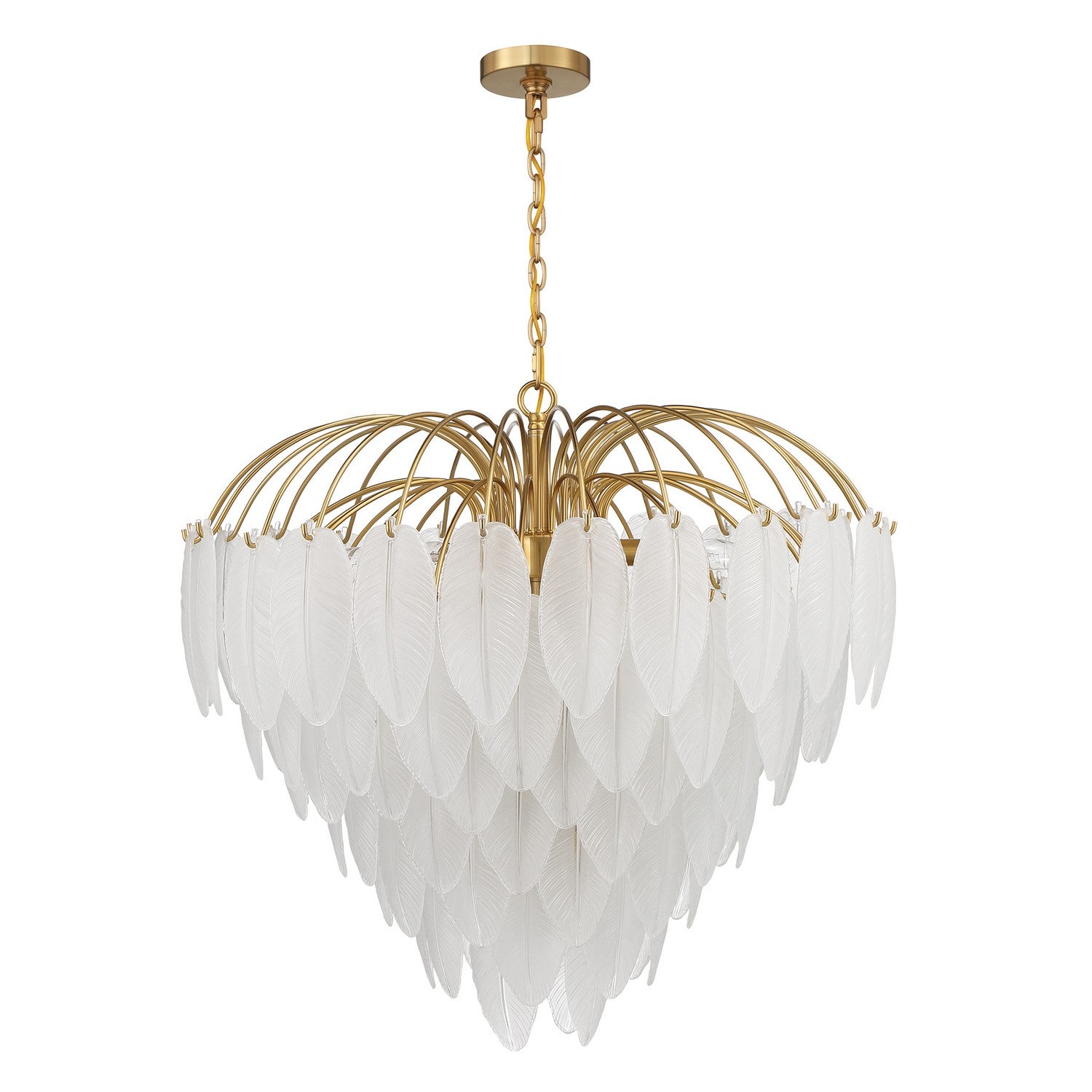 Savoy House - 1-3504-9-322 - Nine Light Chandelier - Boa - Warm Brass