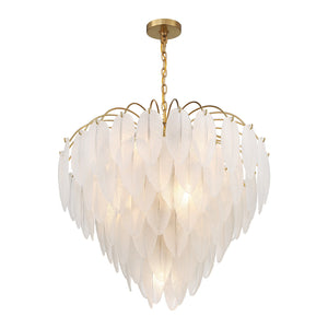 Savoy House - 1-3504-9-322 - Nine Light Chandelier - Boa - Warm Brass