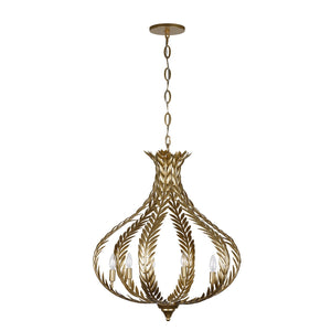 Savoy House - 1-4000-6-31 - Six Light Chandelier - Atlas - Grecian Gold