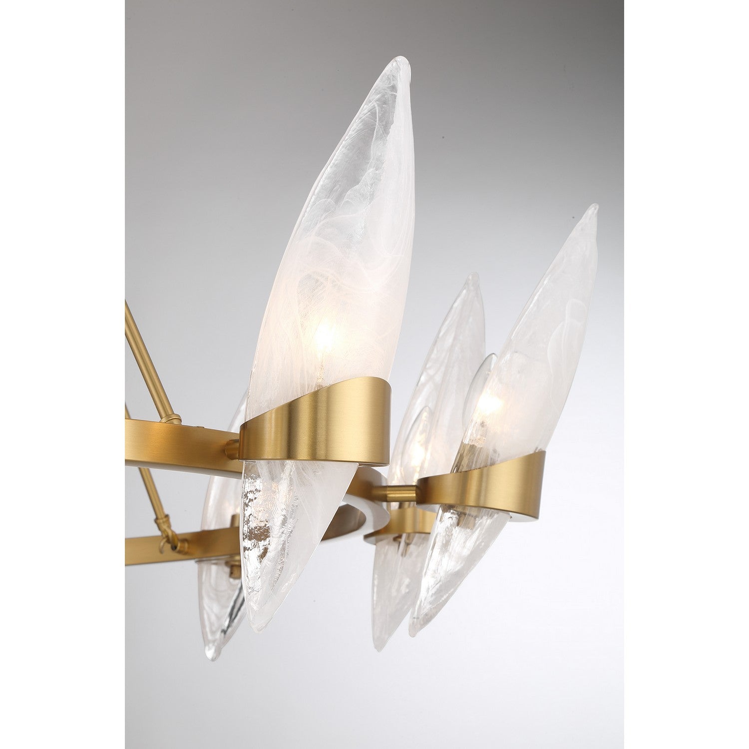 Savoy House - 1-5504-12-322 - 12 Light Chandelier - Nouvel - Warm Brass