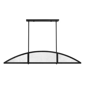 Savoy House - 1-6219-4-89 - Four Light Linear Chandelier - Legacy - Matte Black