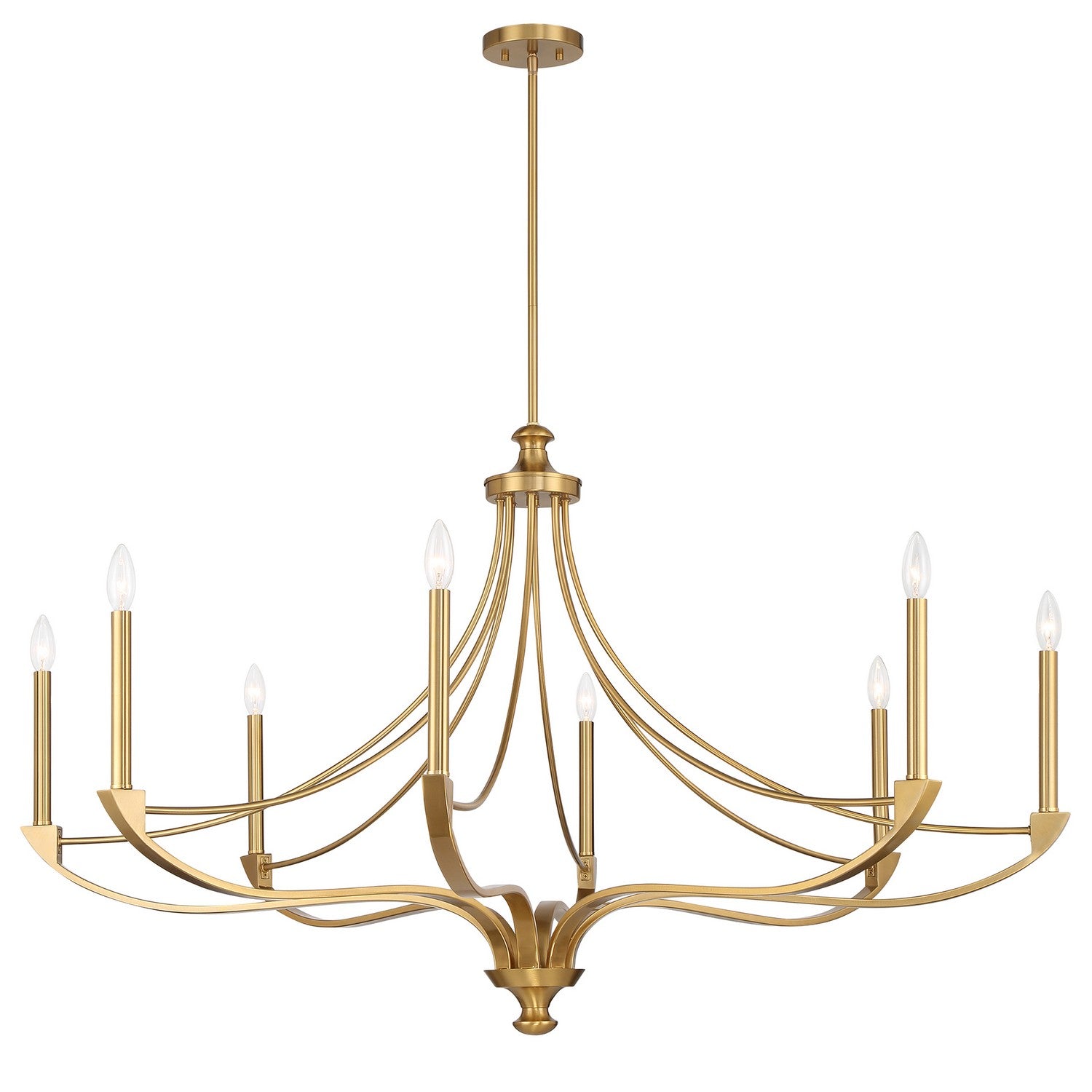 Savoy House - 1-6415-8-322 - Eight Light Chandelier - Preserve - Warm Brass