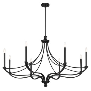 Savoy House - 1-6415-8-89 - Eight Light Chandelier - Preserve - Matte Black