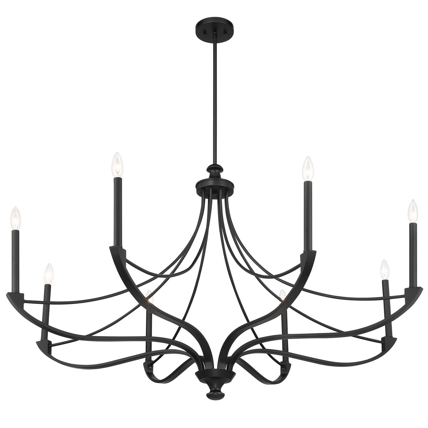 Savoy House - 1-6415-8-89 - Eight Light Chandelier - Preserve - Matte Black