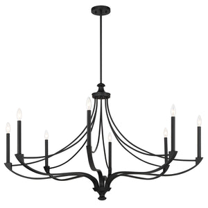 Savoy House - 1-6415-8-89 - Eight Light Chandelier - Preserve - Matte Black