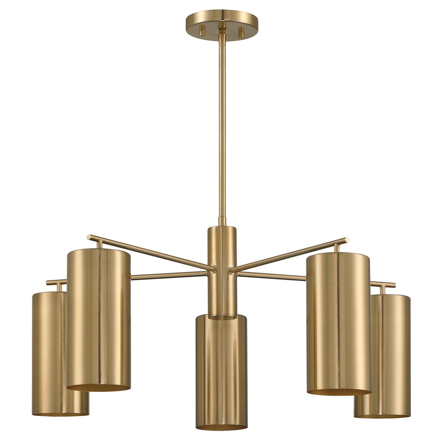 Savoy House - 1-6508-5-127 - Five Light Chandelier - Lio - Noble Brass