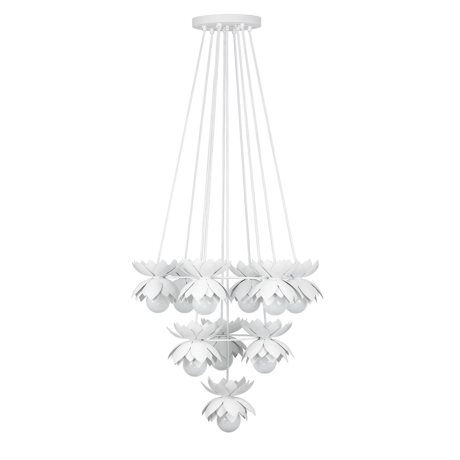 Savoy House - 1-6914-10-47 - Ten Light Chandelier - Pacha - White Cashmere