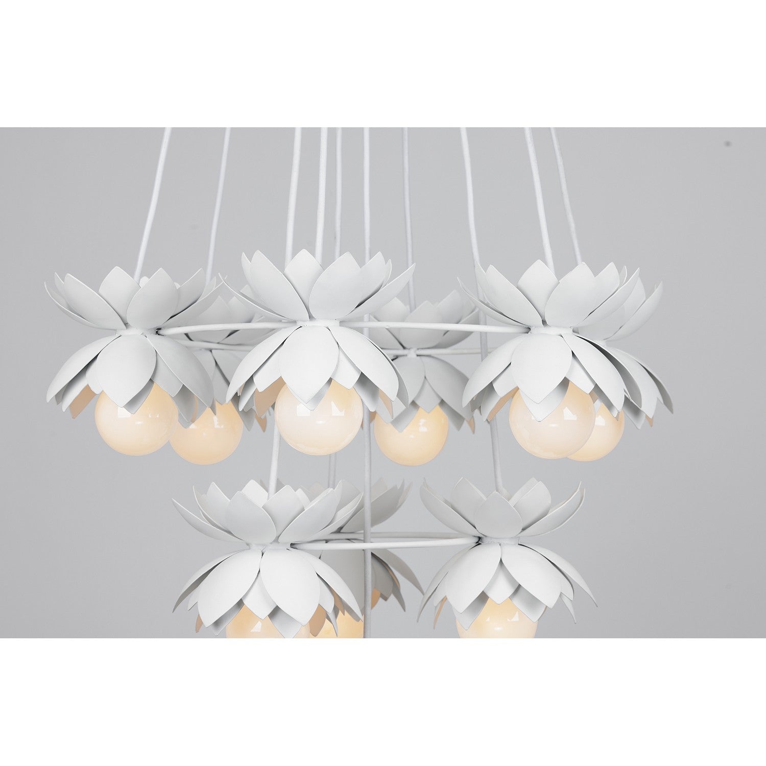 Savoy House - 1-6914-10-47 - Ten Light Chandelier - Pacha - White Cashmere