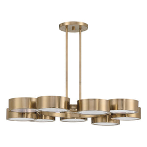 Savoy House - 1-7508-9-127 - LED Chandelier - Talamanca - Noble Brass