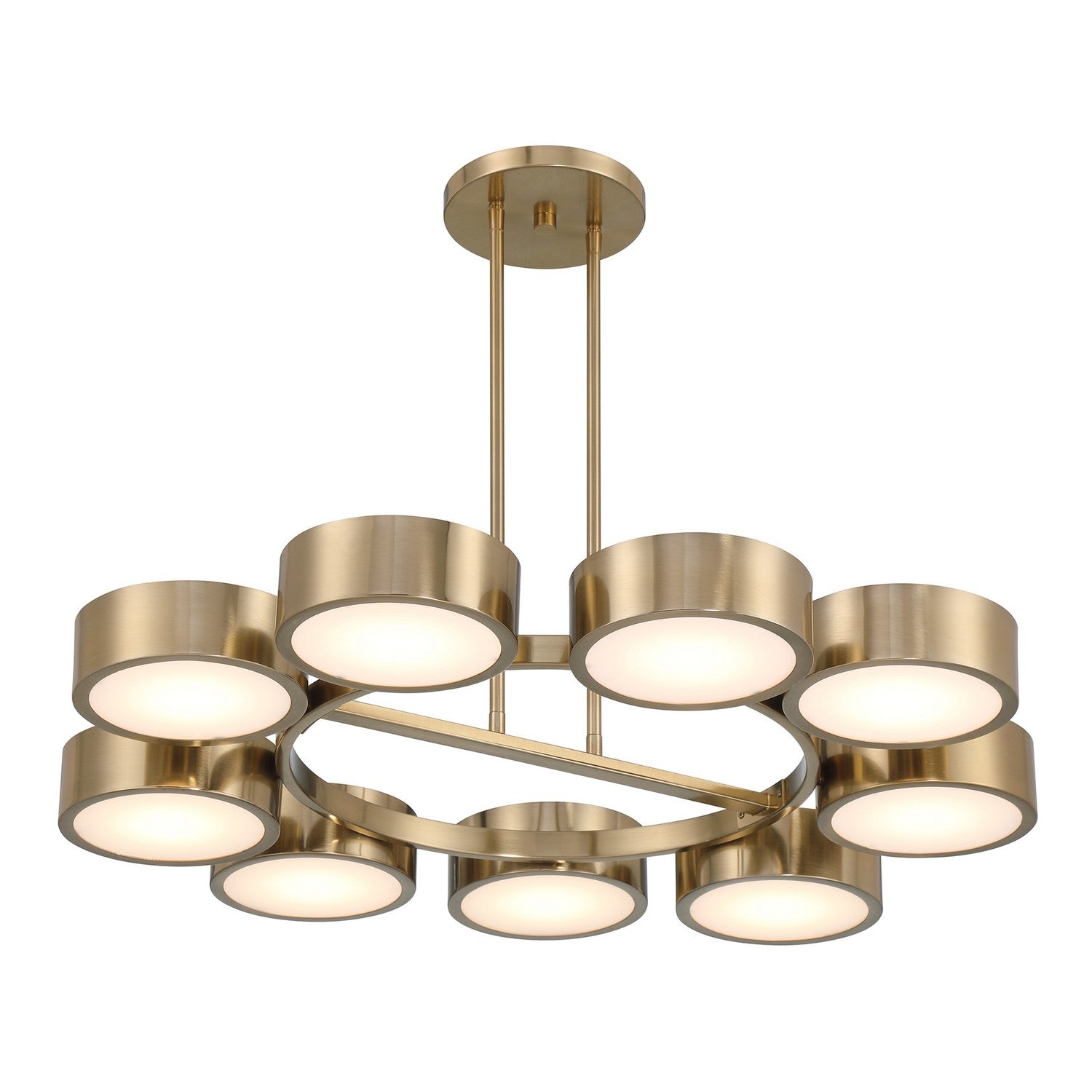 Savoy House - 1-7508-9-127 - LED Chandelier - Talamanca - Noble Brass