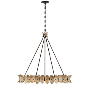 Savoy House - 1-8124-8-26 - Eight Light Chandelier - Monarch - Champagne Mist with Coconut Shell