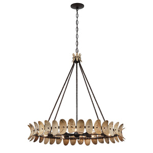 Savoy House - 1-8124-8-26 - Eight Light Chandelier - Monarch - Champagne Mist with Coconut Shell