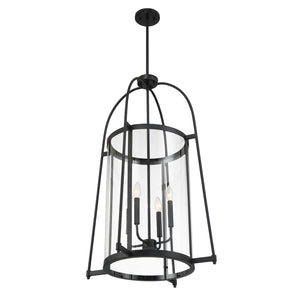 Savoy House - 3-2406-4-89 - Four Light Pendant - Rosedale - Matte Black