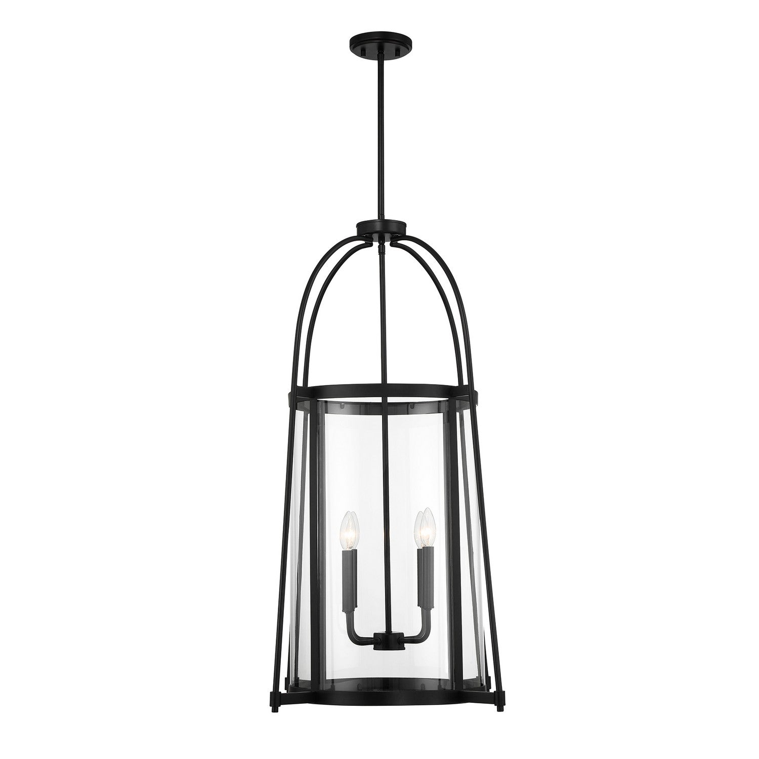 Savoy House - 3-2406-4-89 - Four Light Pendant - Rosedale - Matte Black