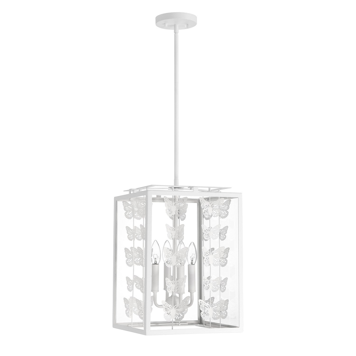 Savoy House - 3-4197-4-83 - Four Light Pendant - Birch - Bisque White