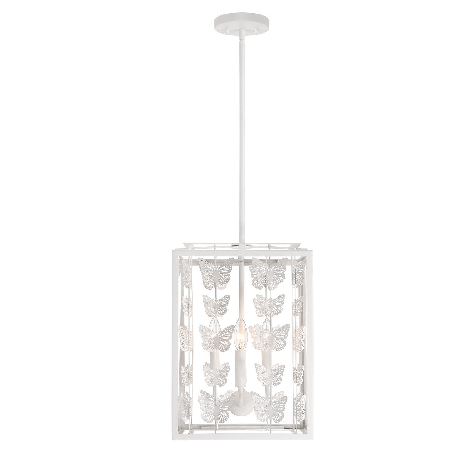 Savoy House - 3-4197-4-83 - Four Light Pendant - Birch - Bisque White