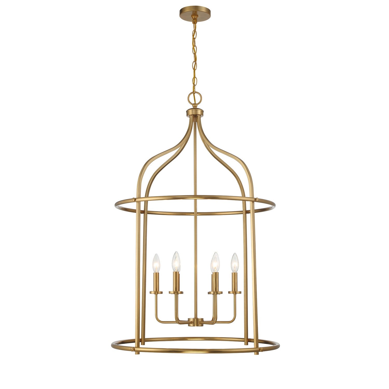 Savoy House - 3-7388-6-322 - Six Light Pendant - Brookstone - Warm Brass