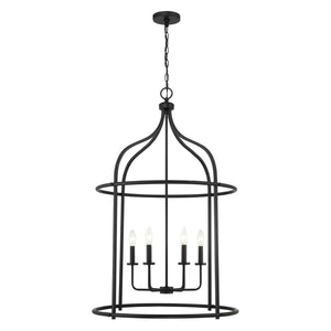 Savoy House - 3-7388-6-89 - Six Light Pendant - Brookstone - Matte Black