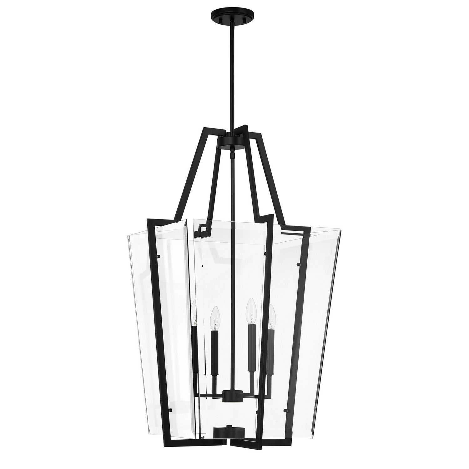 Savoy House - 3-9950-4-89 - Four Light Pendant - Farell - Matte Black